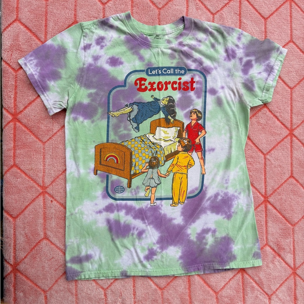 Threadless Green and Purple Graphic Tee